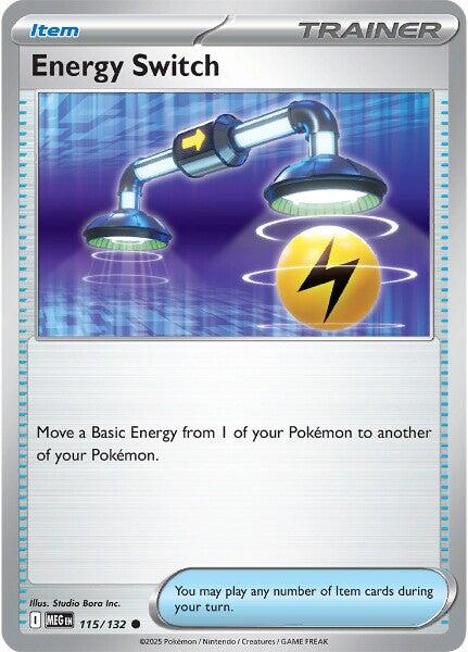 Energy Switch - 115/132 (Reverse Holo)