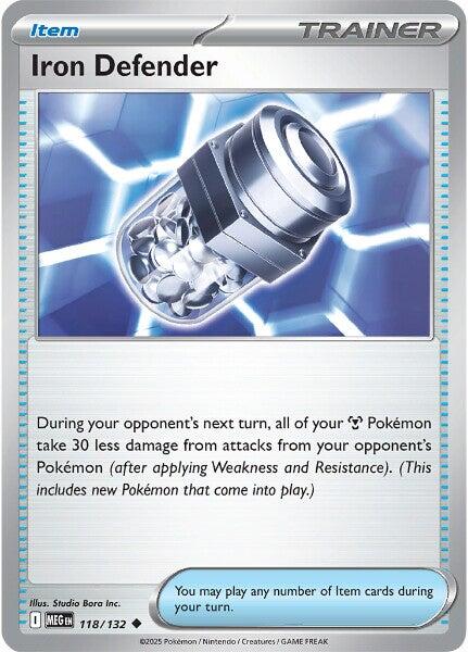 Iron Defender - 118/132 (Reverse Holo)
