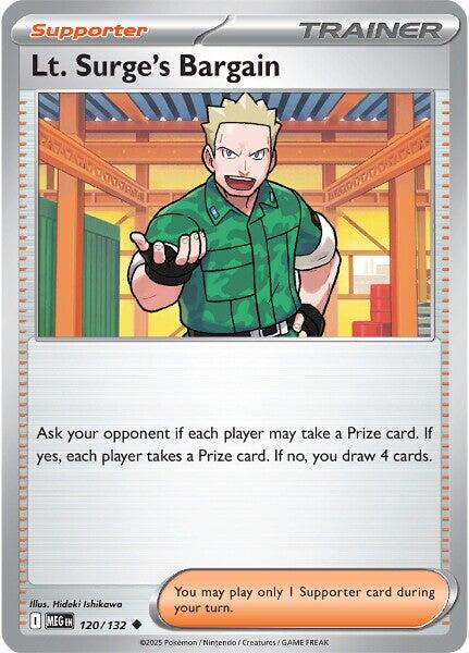 Lt. Surge's Bargain - 120/132 - 120/132 (Reverse Holo)