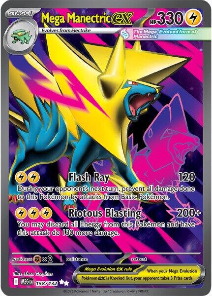 Mega Manectric ex - 158/132 - 158/132 (Holo)