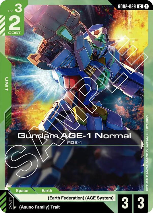 Gundam AGE-1 Normal (GD02-029) - GD02-029