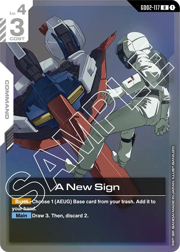 A New Sign - GD02-117 (Holofoil)