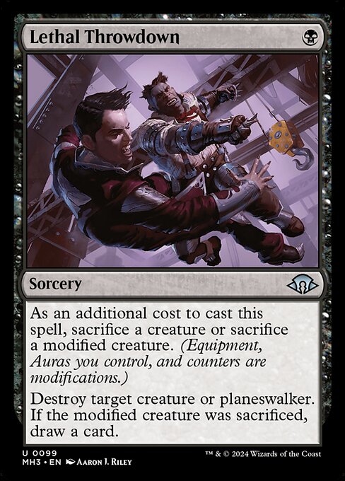 Lethal Throwdown - 99 (Normal) Near Mint_Non-Foil