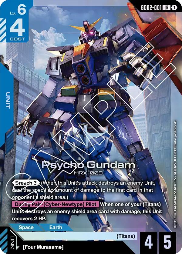 Psycho Gundam - GD02-001 (Holofoil)