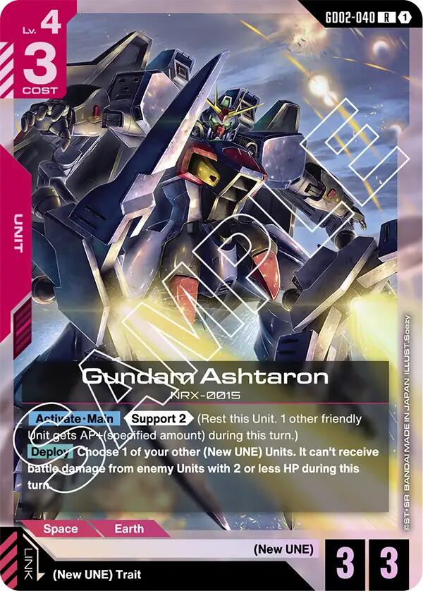 Gundam Ashtaron - GD02-040 (Holofoil)