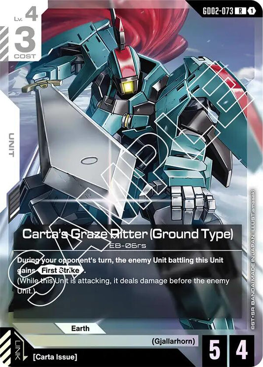 Carta's Graze Ritter (Ground Type) - GD02-073 (Holofoil)