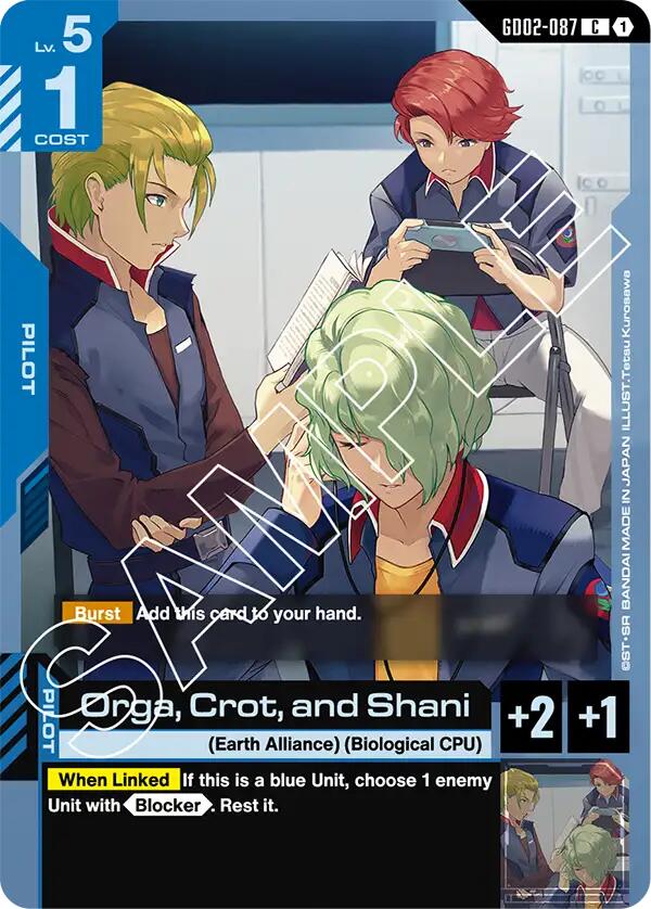 Orga, Crot, and Shani - GD02-087