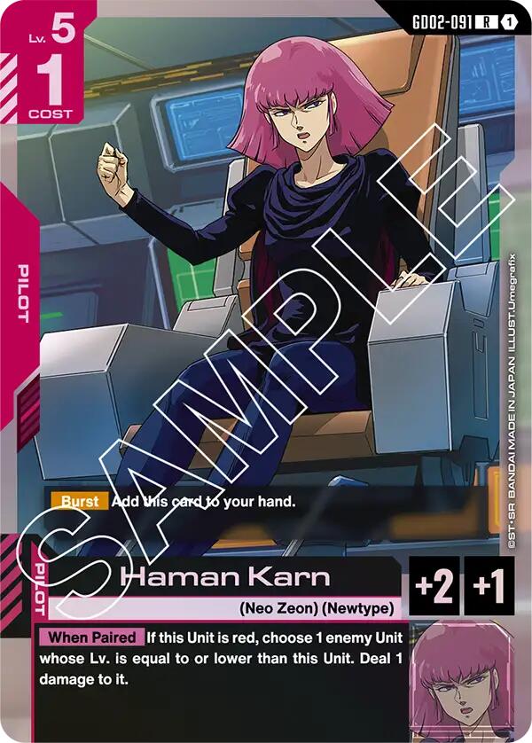 Haman Karn - GD02-091 (Holofoil)