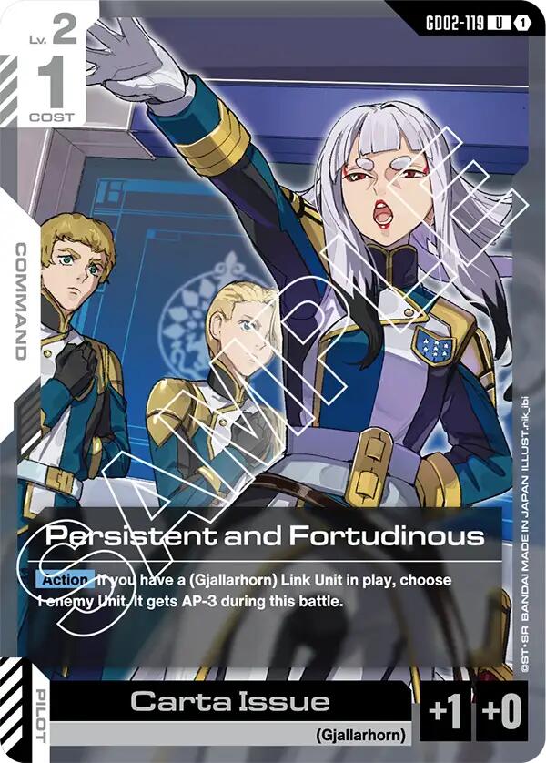 Persistent and Fortudinous - GD02-119