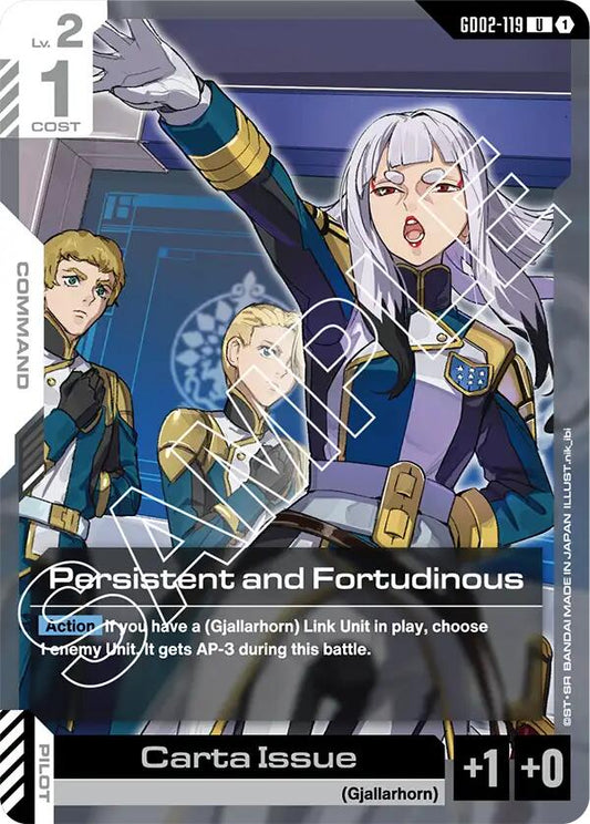 Persistent and Fortudinous - GD02-119