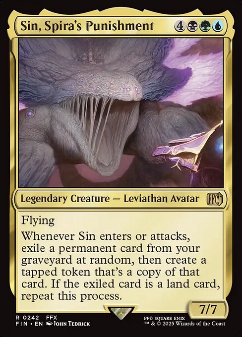 Sin, Spira's Punishment - 242 (Normal) Near Mint_Non-Foil
