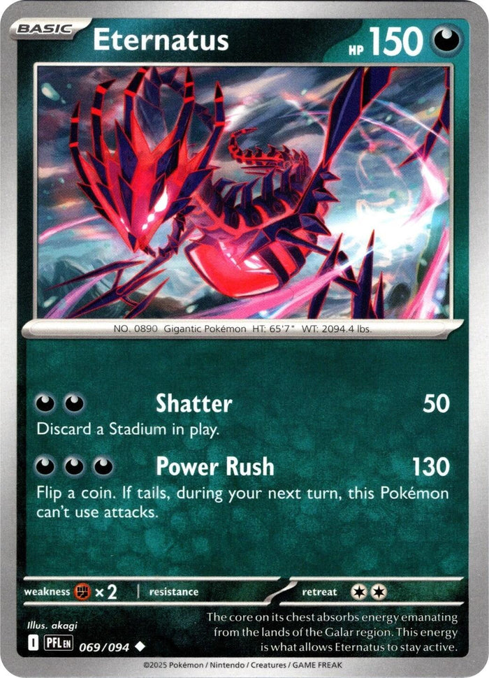 Eternatus - 069/094 - Phantasmal Flames Pokémon card