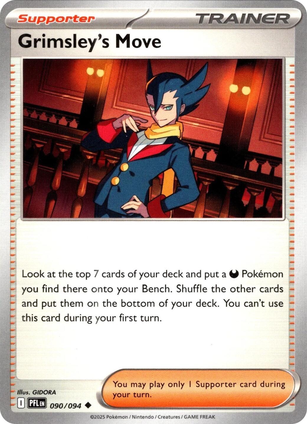 Grimsley's Move - 090/094 - Phantasmal Flames Pokémon card