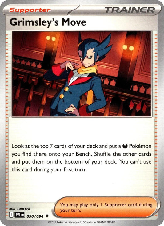 Grimsley's Move - 090/094 (Reverse Holo) - Phantasmal Flames Pokémon card