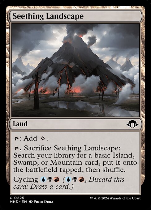 Seething Landscape - 225 (Normal) Near Mint_Non-Foil