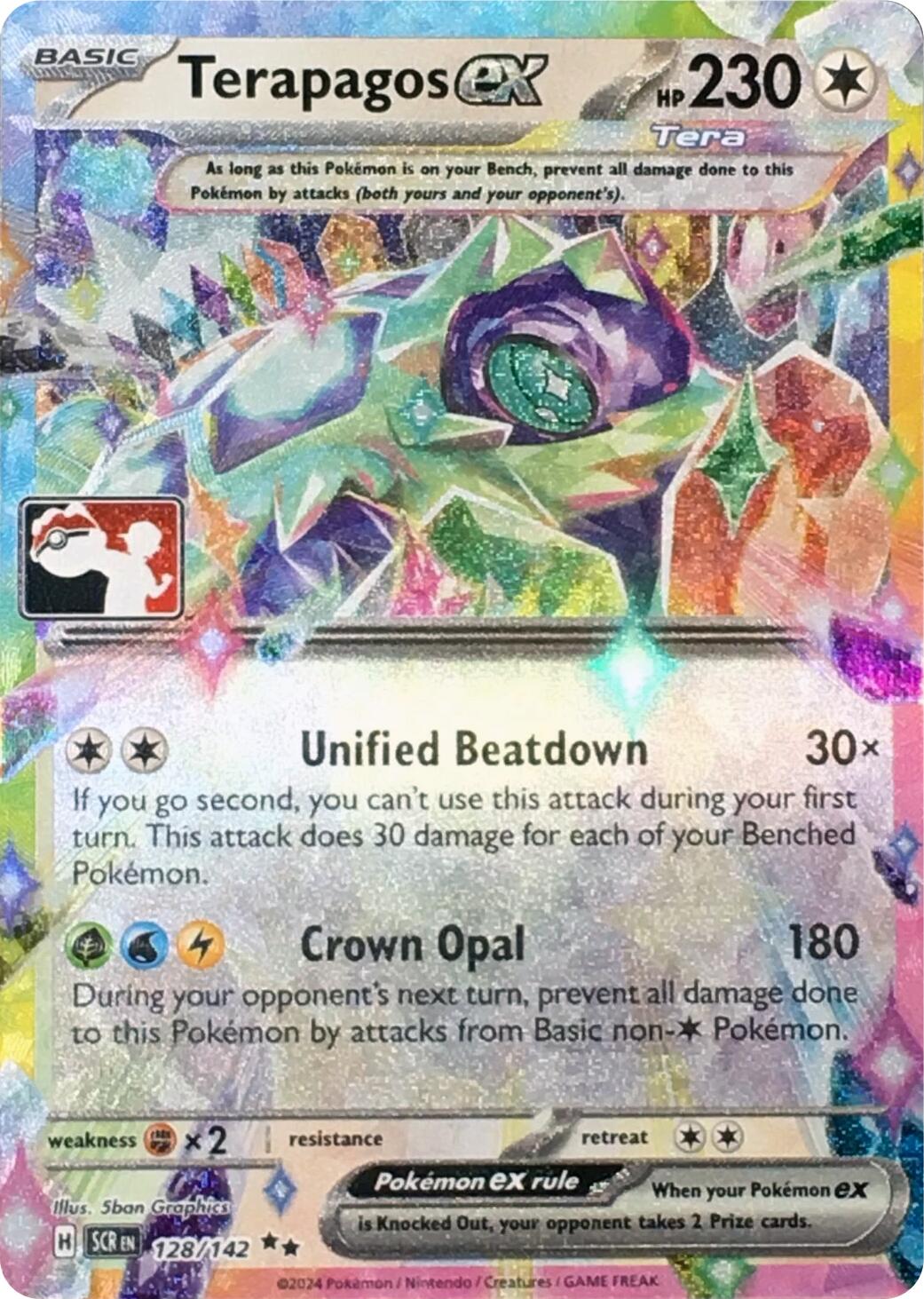 Terapagos ex - 128/142 (Series 7) (Holo)