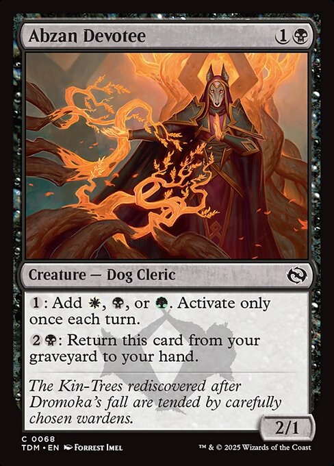 Abzan Devotee - 68 (Normal) Near Mint_Non-Foil
