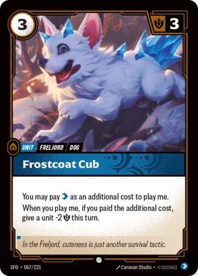 Frostcoat Cub - 067/221 (Foil)