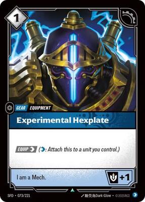 Experimental Hexplate - 073/221