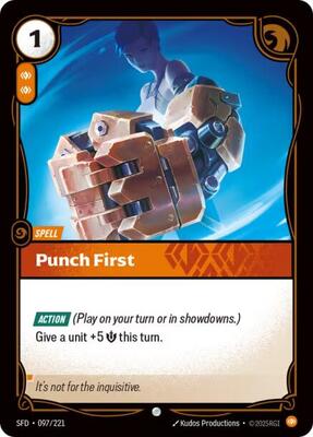 Punch First - 097/221