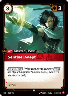 Sentinel Adept - 008/221 (Foil)