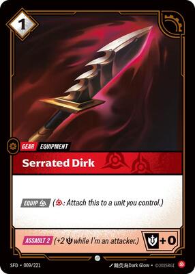 Serrated Dirk - 009/221