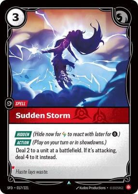Sudden Storm - 017/221