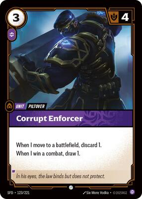 Corrupt Enforcer - 123/221
