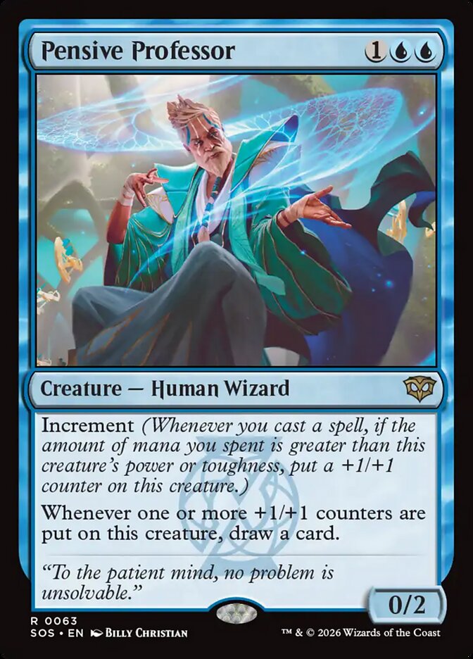 Pensive Professor - 63 (Foil)