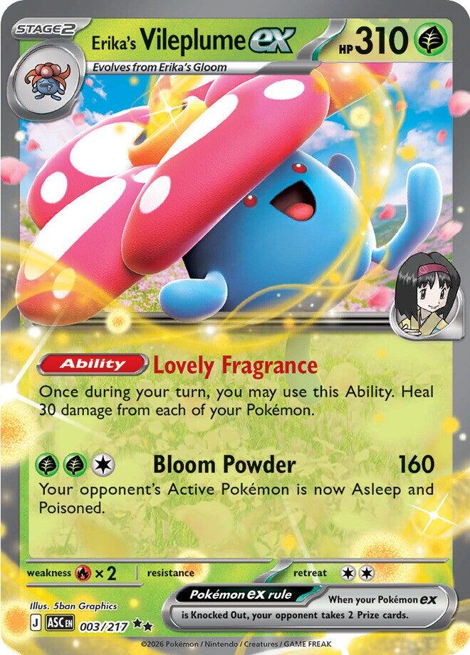 Erika's Vileplume ex - 003/217 (Holo)