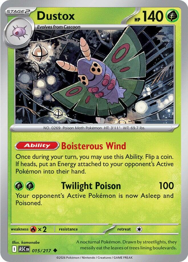 Dustox - 015/217 - 015/217 (Reverse Holo)