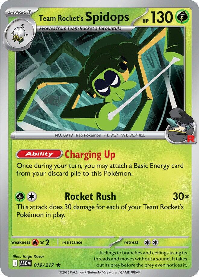Team Rocket's Spidops - 019/217 (Holo)