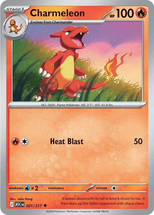 Charmeleon - 021/217 (Reverse Holo)