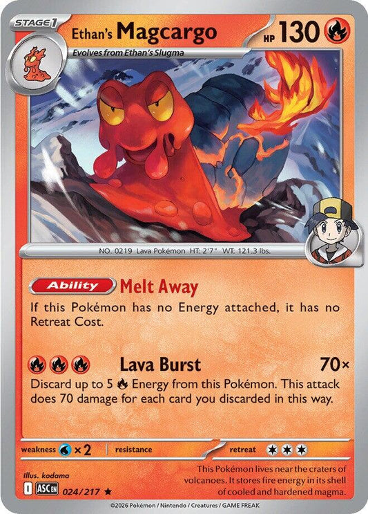 Ethan's Magcargo - 024/217 - 024/217 (Holo)