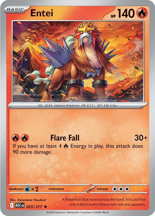 Entei - 025/217 (Holo)