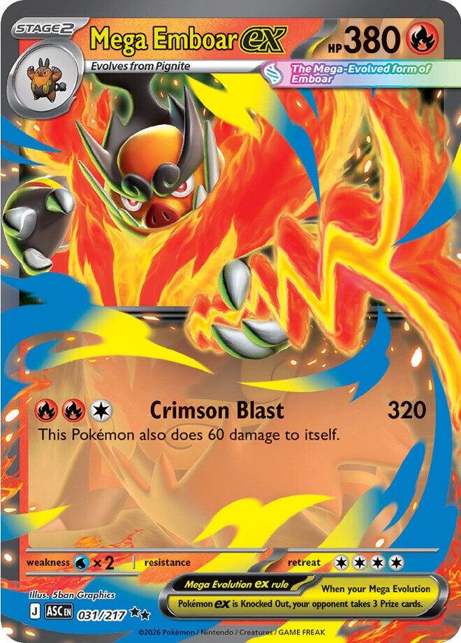 Mega Emboar ex - 031/217 (Holo)