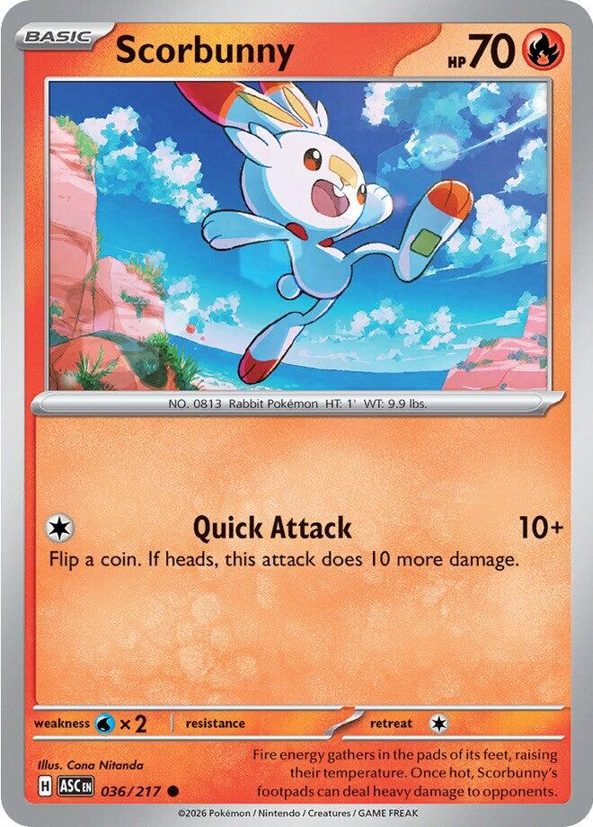 Scorbunny - 036/217 - 036/217 (Reverse Holo)
