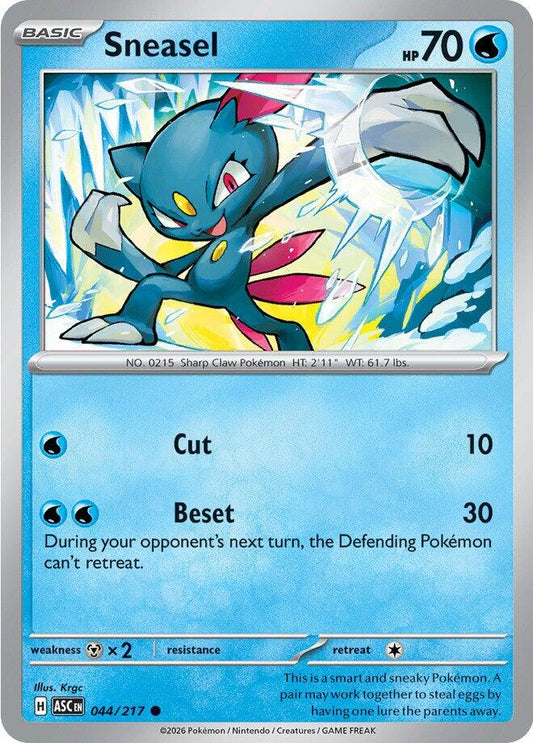 Sneasel - 044/217 (Reverse Holo)