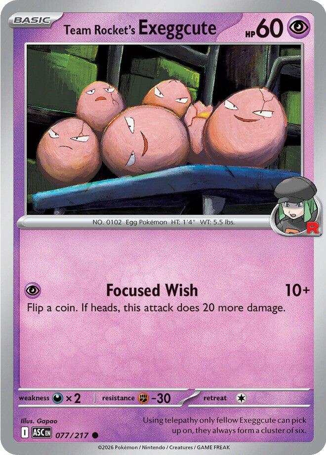 Team Rocket's exeggcute - 077/217