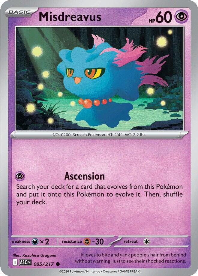 Misdreavus - 085/217 - 085/217 (Reverse Holo)