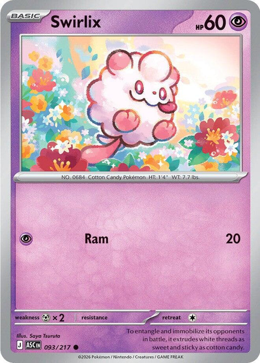 Swirlix - 093/217 (Reverse Holo)