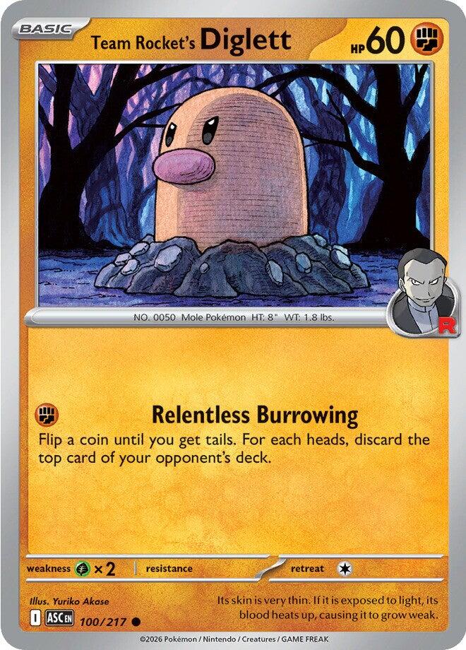 Team Rocket's Diglett - 100/217