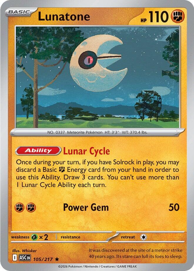 Lunatone - 105/217 (Holo)