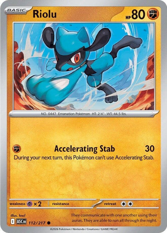 Riolu - 112/217 (Reverse Holo)