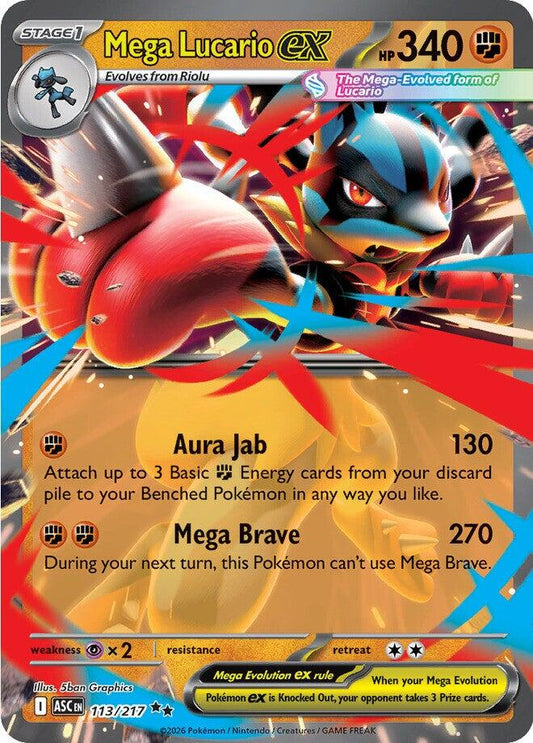 Mega Lucario ex - 113/217