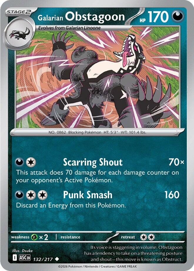 Galarian Obstagoon - 132/217 - 132/217