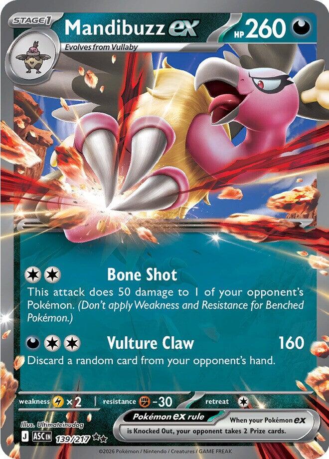 Mandibuzz ex - 139/217 (Holo)