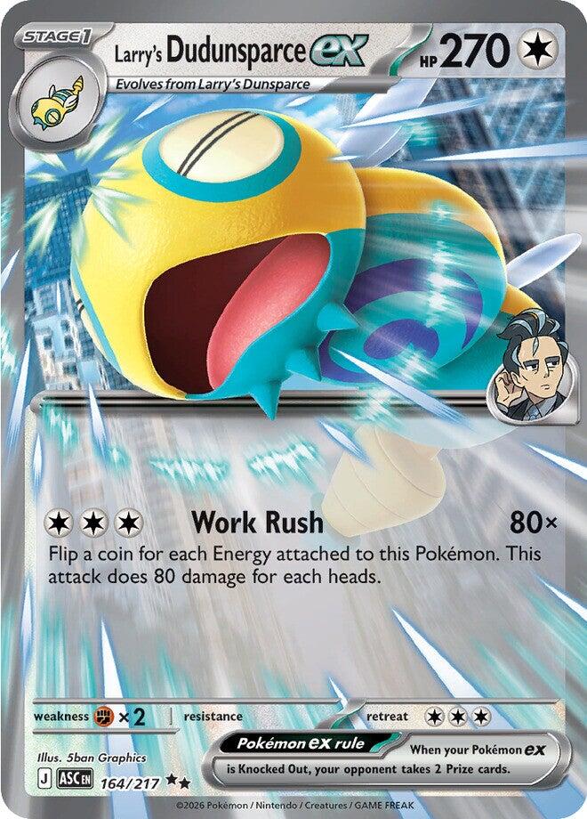 Larry's Dudunsparce ex - 164/217 (Holo)