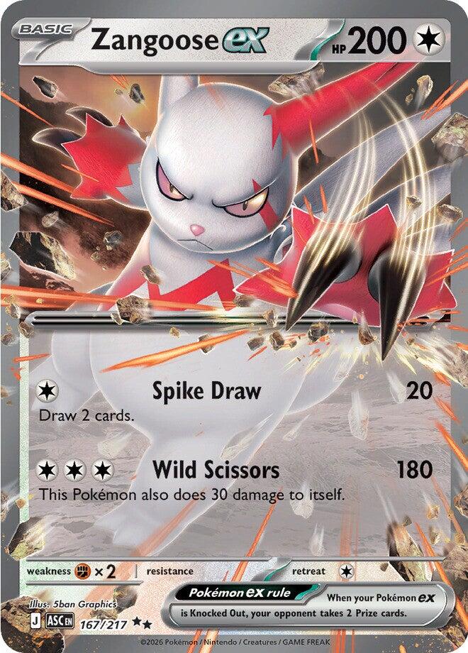 Zangoose ex - 167/217 (Holo)