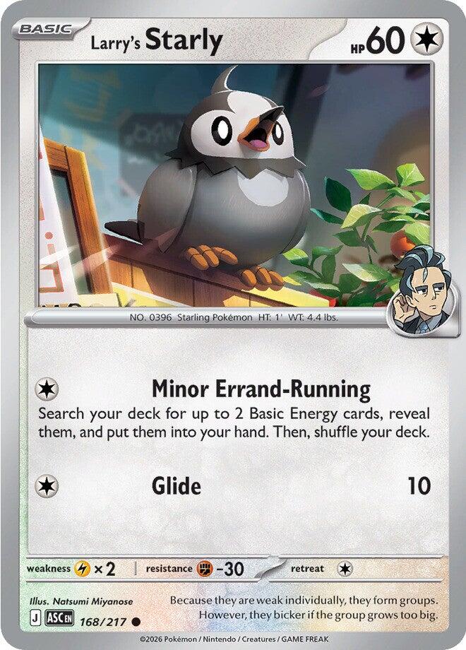 Larry's Starly - 168/217 (Reverse Holo)